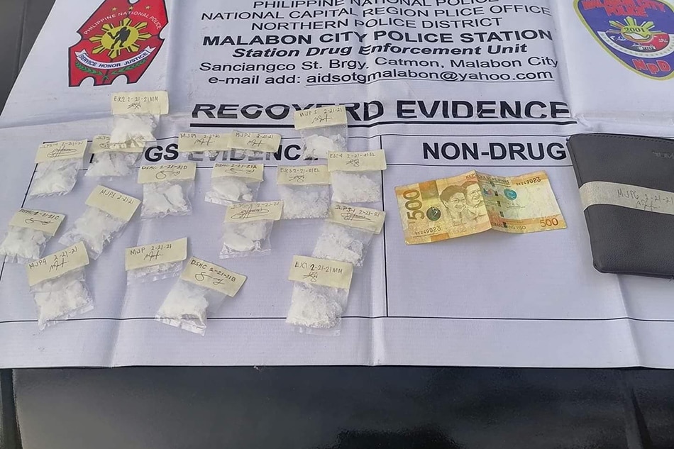 P500-K halaga ng ilegal na droga nakumpiska sa Malabon, Valenzuela; 8 timbog 1