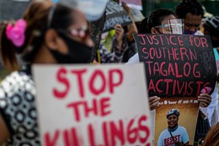 Philippines tells int'l orgs: Give us chance to probe activist killings