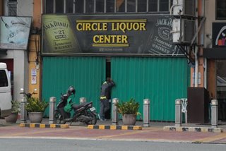 Liquor ban in effect in QC until March 31