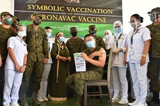COVID-19 vaccination of military medical personnel in Sulu begins