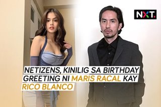 Netizens, kinilig sa birthday greeting ni Maris Racal kay Rico Blanco