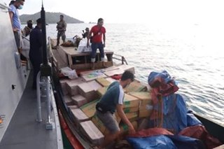 P10-M worth of smuggled cigarettes seized in Sulu