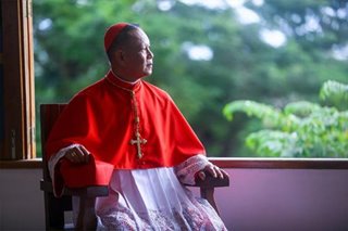 New Manila archbishop says could not be as vocal as mentor Cardinal Sin