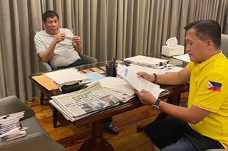 'Nandito lang si Tatay Digong': Go posts Duterte photos amid questions on his whereabouts