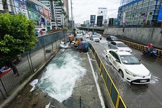 Nasirang tubo ng Manila Water nagdulot ng water interruption, mabigat na traffic