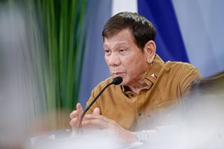 Duterte tells Carpio: I'm not afraid of you, I just forgot you're not president