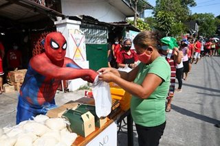 Friendly neighborhood 'Spider-Man' sets up community pantry