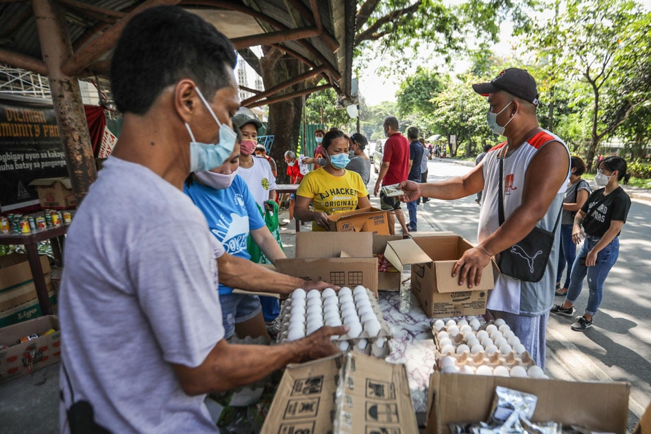 Community pantry at UP Diliman