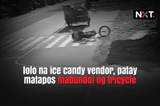 Lolo na ice candy vendor, patay matapos mabundol ng tricycle