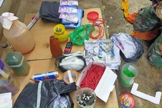 2 suspected bomb component dealers nabbed in Sulu