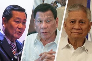 Carpio, Del Rosario hit back at Duterte tirades over West Philippine Sea