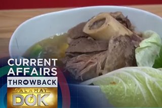 THROWBACK: Is bulalo healthy for you?