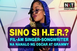 NXT Profiles: Sino si H.E.R.? Fil-Am singer-songwriter na nanalo ng Oscar at Grammy
