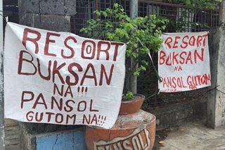 Resort workers sa Calamba umapelang payagan nang mag-operate ulit