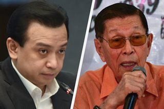Enrile, Trillanes nagpatutsadahan ukol sa West PH Sea issue