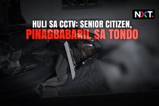 Huli sa CCTV: Senior citizen, pinagbabaril sa Tondo