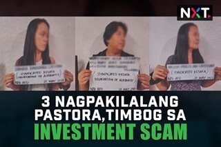 3 nagpakilalang pastora, timbog sa investment scam
