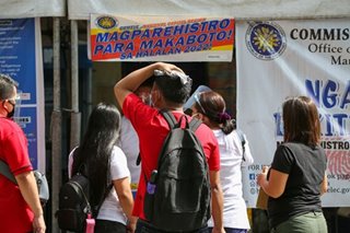 Comelec sets more satellite voter registration schedules in Metro Manila