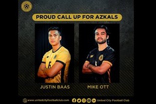 FIFA: United City releases Baas, Ott to beef up Azkals for World Cup qualifiers