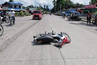 Lola patay matapos masagasaan ng motorsiklo habang tumatawid sa Davao del Sur