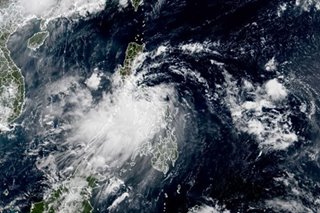 Dante storms Luzon