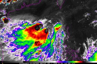 Storm 'Dante' slows down as it moves across West Philippine Sea
