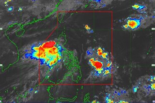 Dante slightly accelerates, as it moves over Zambales coast