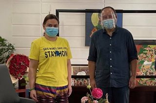 Gibo Teodoro meets with Sara Duterte, gets inoculated in Davao City