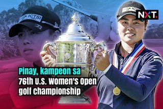 Pinay, kampeon sa 76th U.S. Women's Open golf championship