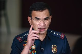PNP chief Eleazar says 'doesn't want to entertain' calls for 2022 polls bid
