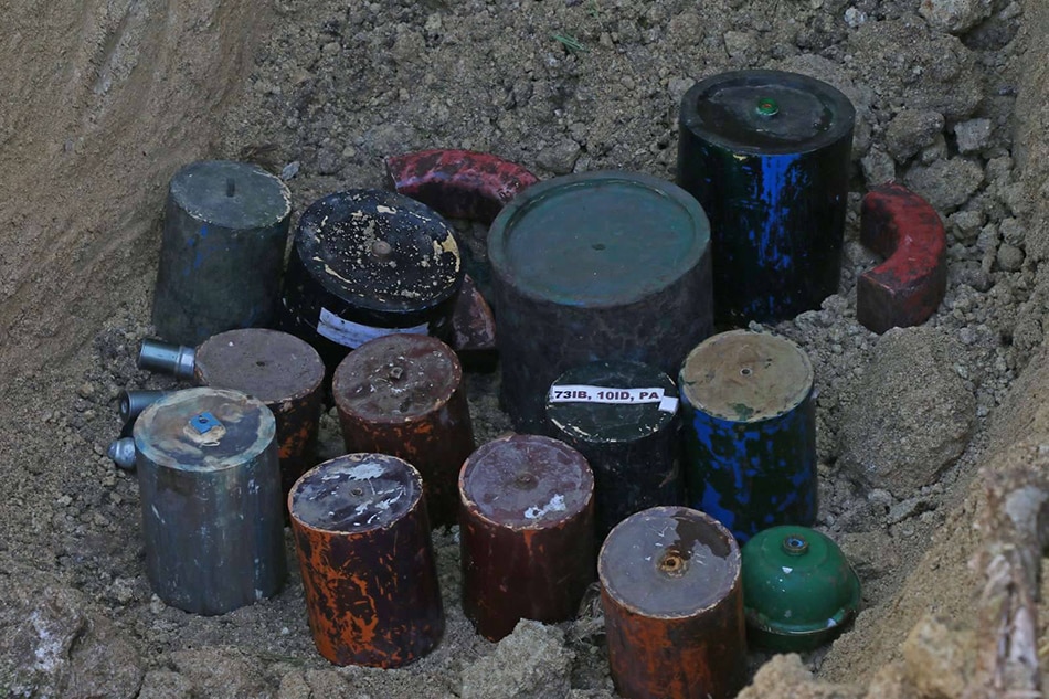 LOOK: Philippine Army detonates 57 confiscated improvised bombs 3