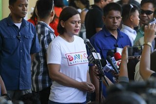 Sara Duterte walang komento sa video na inilabas ng mga tagasuporta