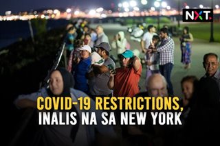 COVID-19 restrictions, inalis na sa New York