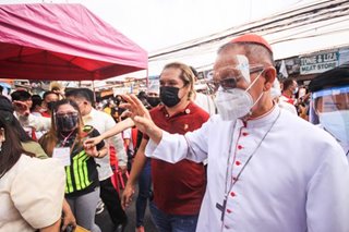 Manila Archbishop Advincula visits Maricaban, Pasay