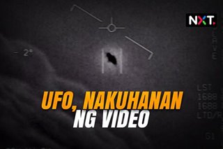 UFO, nakuhanan ng video