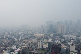 TINGNAN: 'Haze' sa ilang bahagi ng Metro Manila