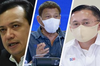 Trillanes may bagong bintang ng katiwalaan vs Duterte, Bong Go