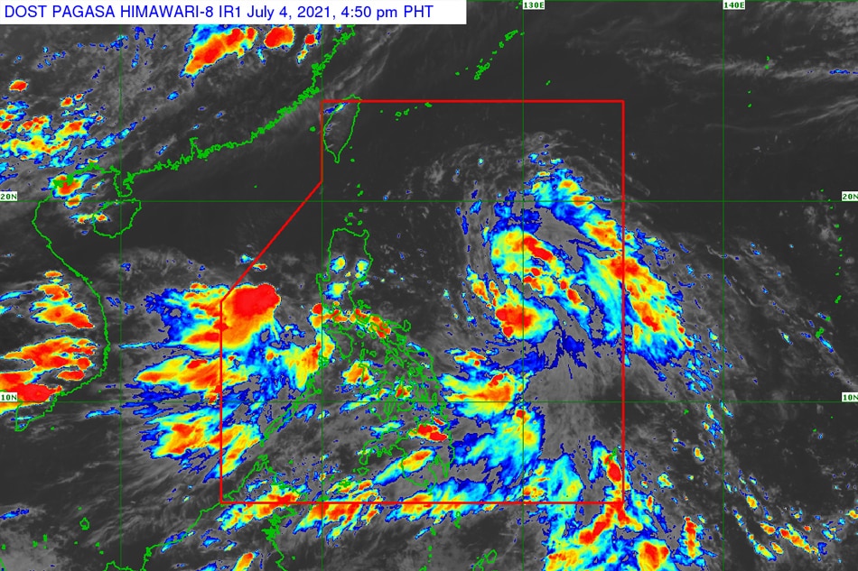 Tropical depression Emong slightly intensifies as it moves north 1