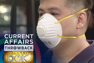 THROWBACK: How to wear face mask for protection vs volcanic ash