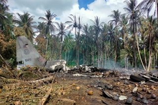 Death toll in C-130 plane crash in Sulu climbs to 50