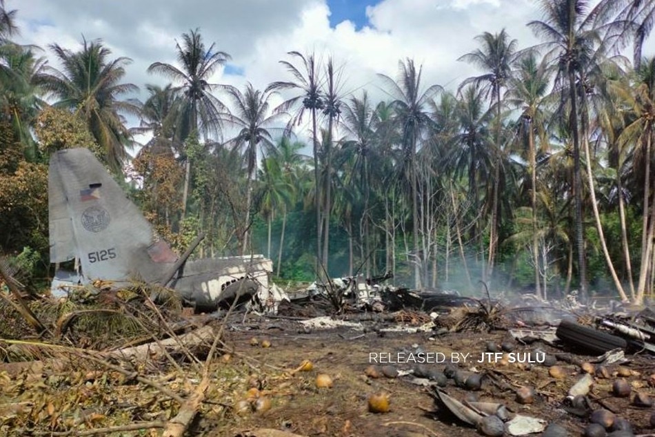 Timeline of C-130 plane that crashed in Sulu 1
