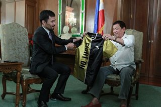'Probably not as good elsewhere': Palace wishes Pacquiao luck in boxing match