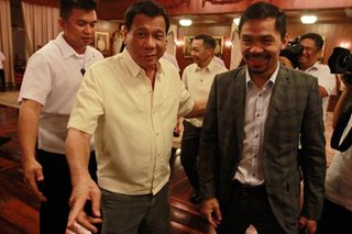 Duterte jabs Pacquiao with tax issue: 'When you cheat gov't, you are corrupt'