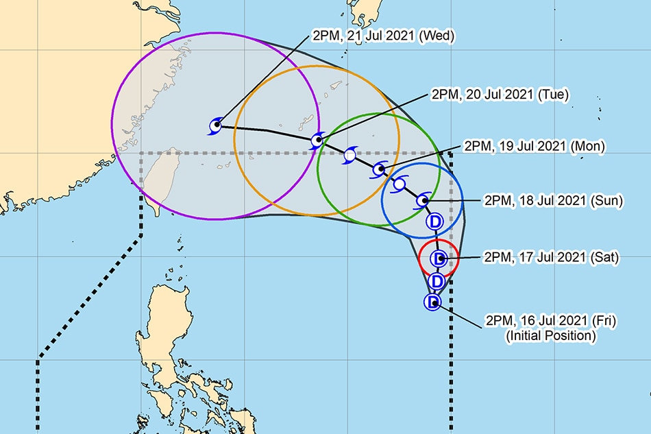 #FabianPH: LPA off Northern Luzon develops into tropical depression 1