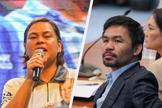 Pacquiao's rift with Duterte, Cusi rooted in Sara's possible presidential bid: senator's ally