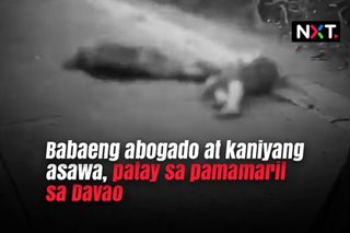 Babaeng abogado at kaniyang asawa, patay sa pamamaril sa Davao