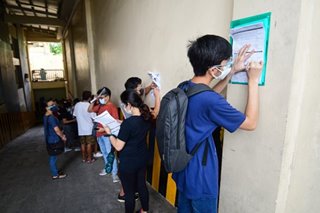 Eligible voters register in Quezon City