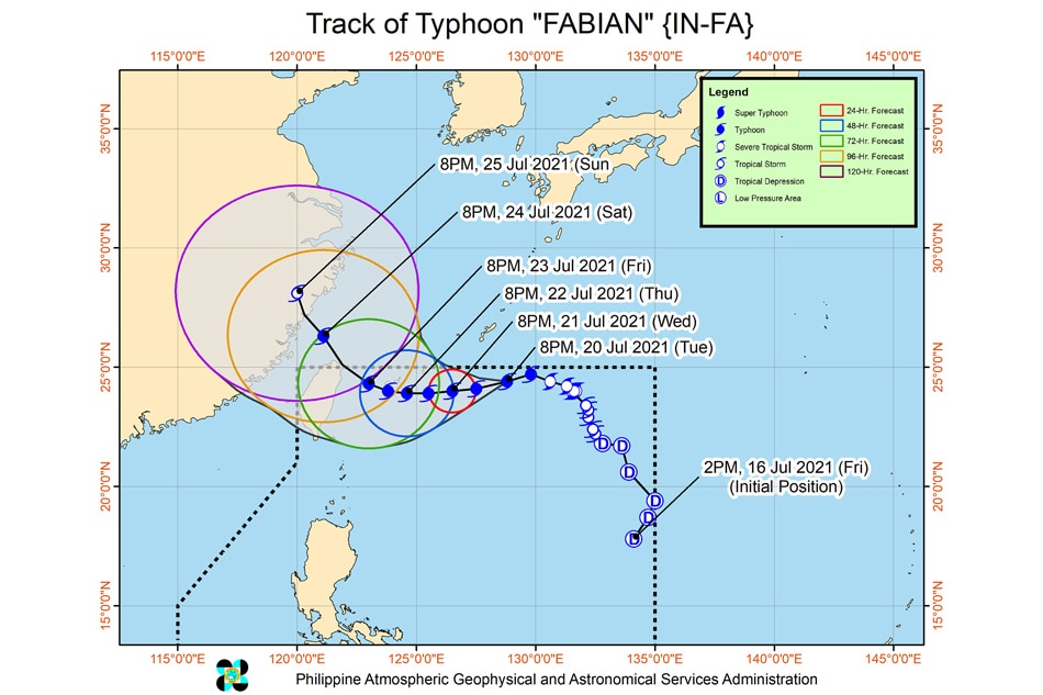 Fabian, still within PAR, intensifies into a typhoon 2