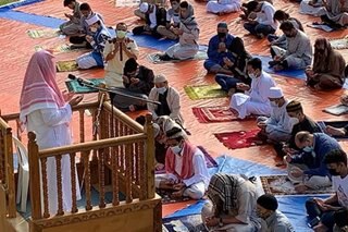 Eid al-Adha ginunita ng daan-daang Muslim sa Marawi