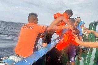8 nasagip mula sa tumaob na bangka sa Antique